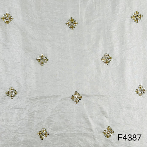 Cut Dana Zari Sequins Work Jimmy Choo Fabric-F4387