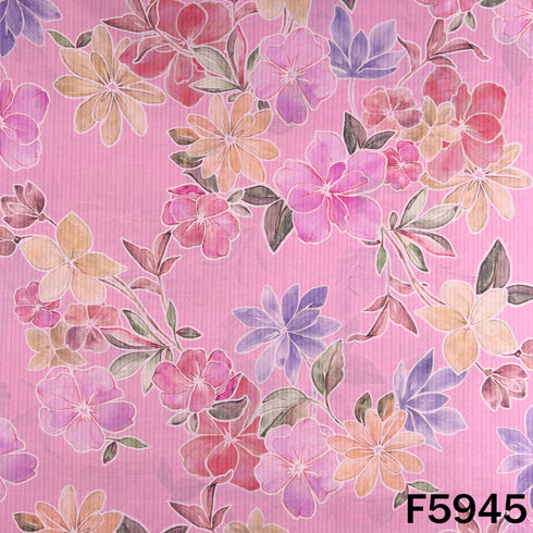 Digital Print Cambric Cotton Fabric - F5945
