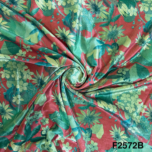 Printed Velvet Fabric-F2572