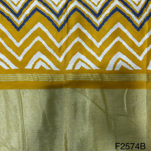 Printed Silk Satin Fabric-F2574