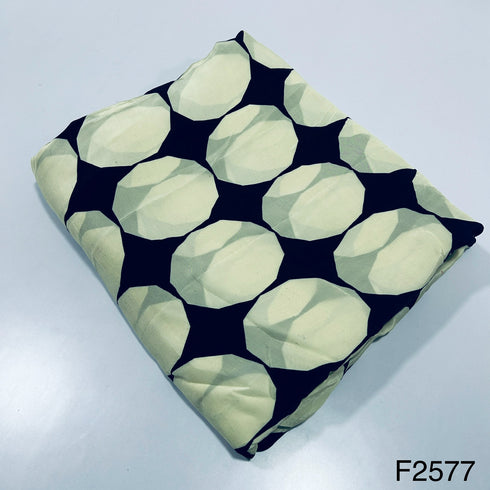 Printed Crepe Fabric-F2577