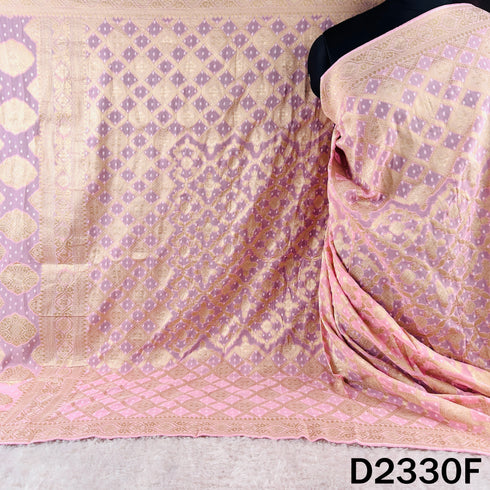 Zari Work Bandhani Print Georgette Dupatta - D2330