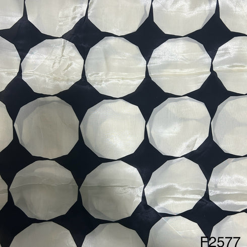 Printed Crepe Fabric-F2577