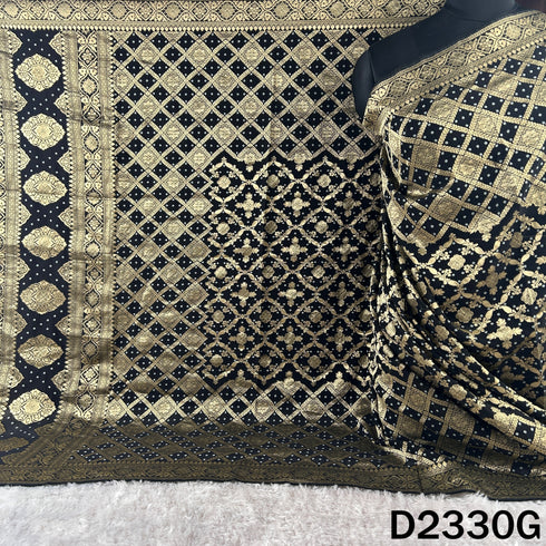 Zari Work Bandhani Print Georgette Dupatta - D2330