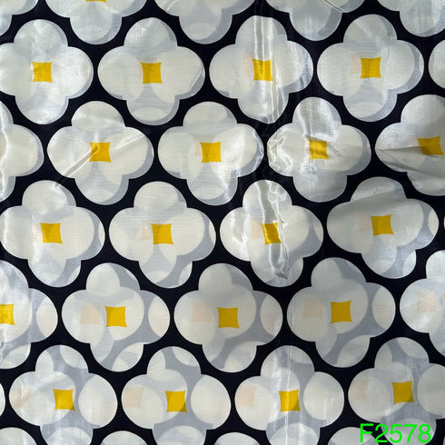 Printed Crepe Fabirc -F2578