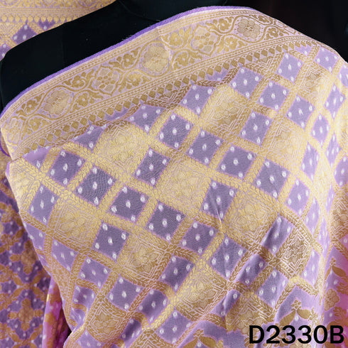 Zari Work Bandhani Print Georgette Dupatta - D2330