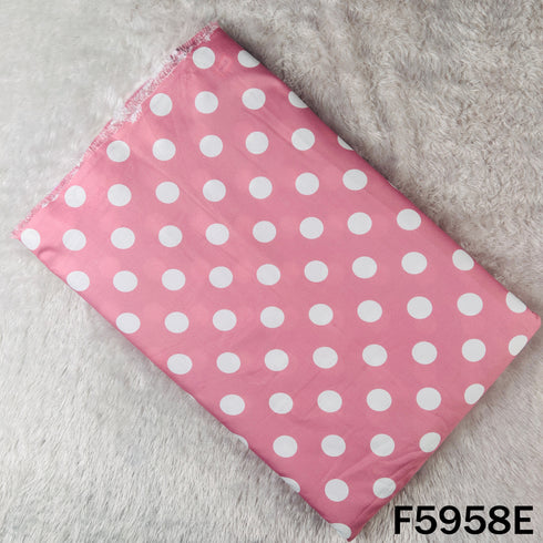 Polka Dot Muslin Cotton Fabric - F5958