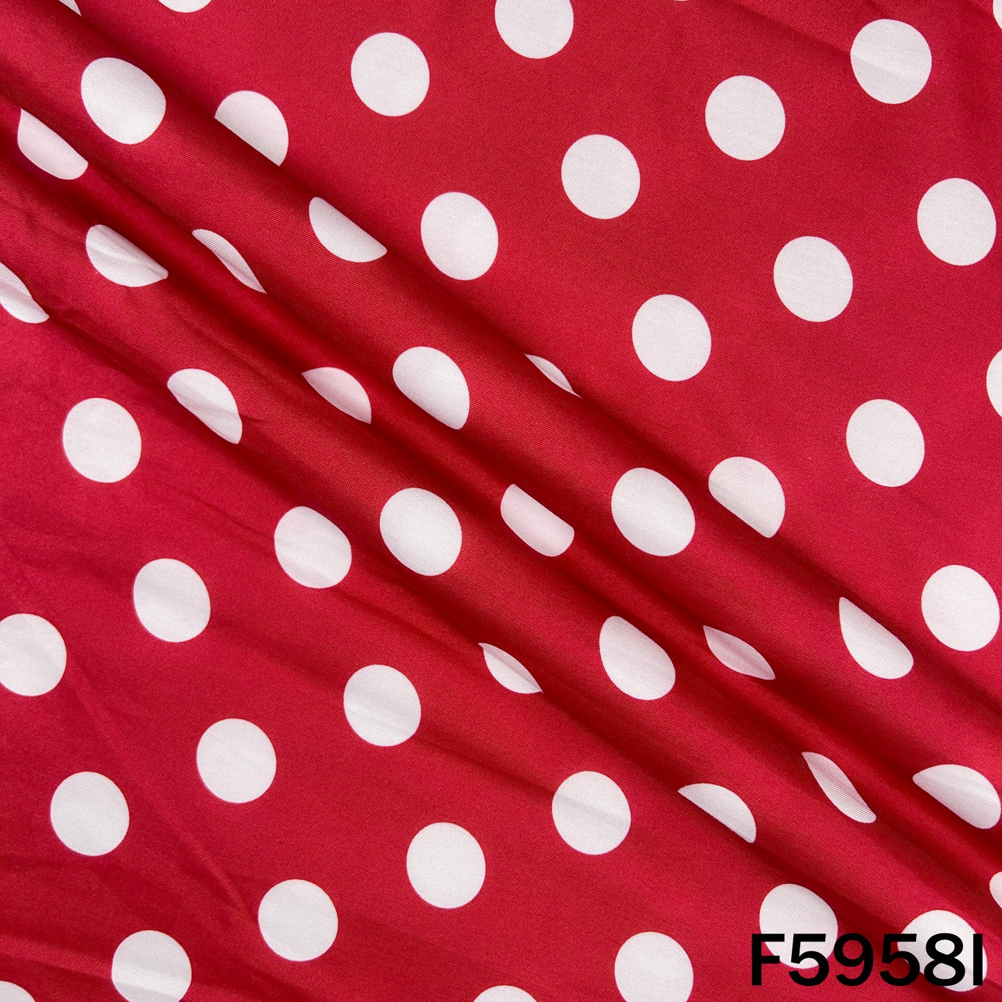 Polka Dot Muslin Cotton Fabric - F5958