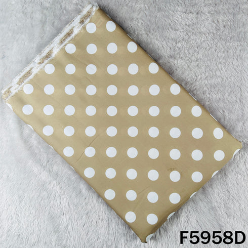 Polka Dot Muslin Cotton Fabric - F5958