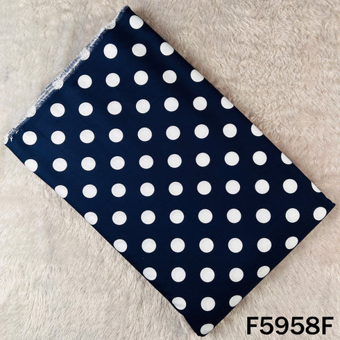 Polka Dot Muslin Cotton Fabric - F5958