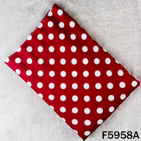 Polka Dot Muslin Cotton Fabric - F5958