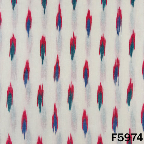 Ikkat Print Cotton Fabric - F5974