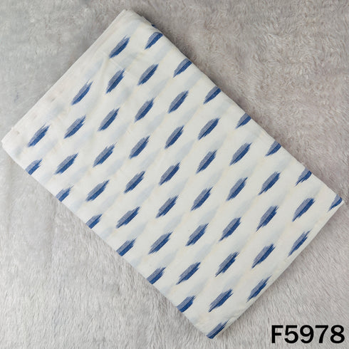 Ikkat Print Cotton Fabric - F5978