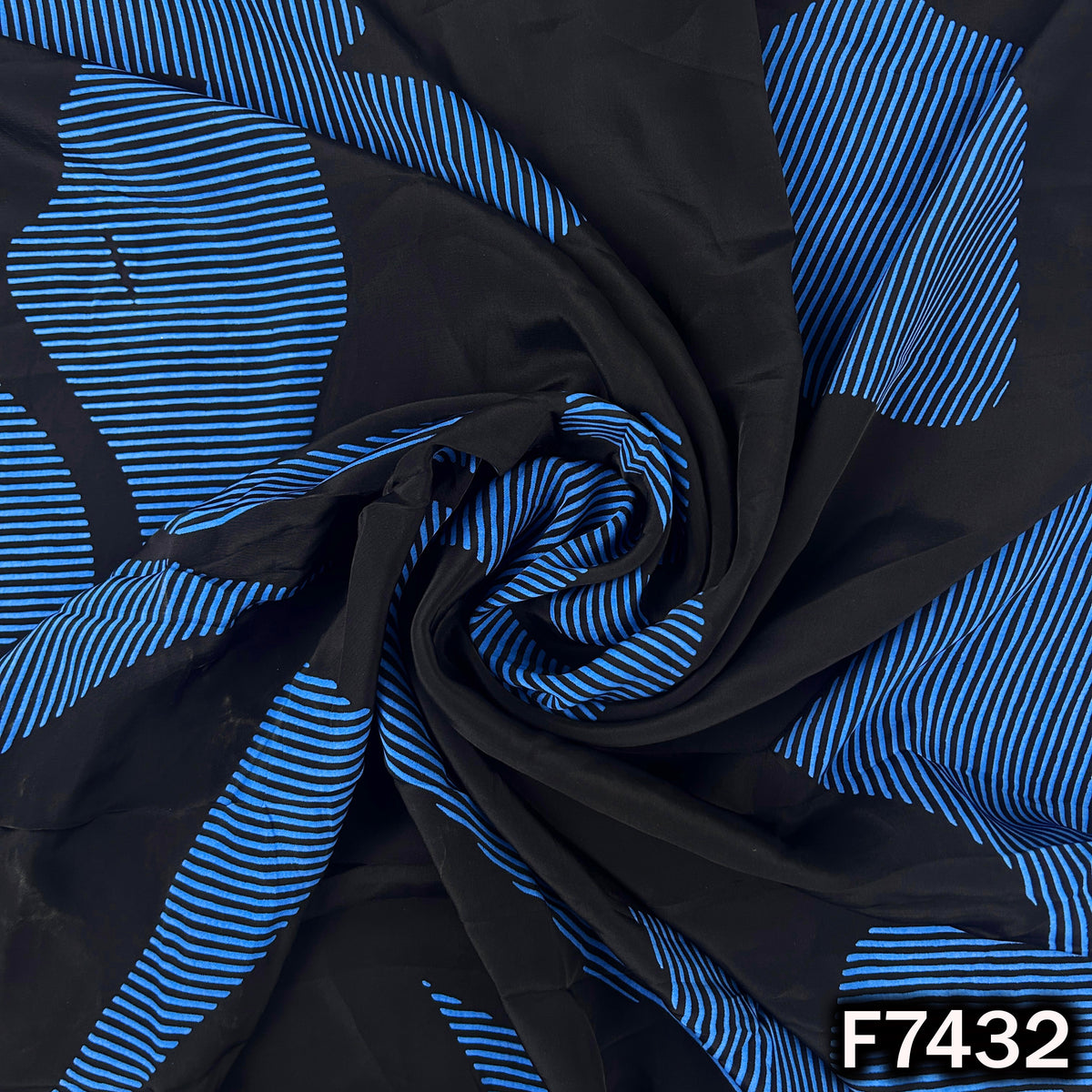 Printed Crepe Fabric - F7432