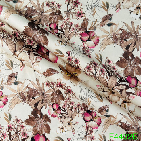 Printed Glaze Cotton Fabric-F4432