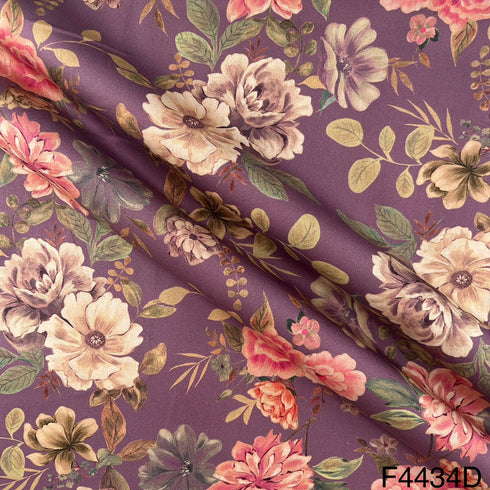 Printed Glaze Cotton Fabric-F4434