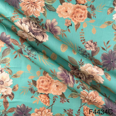 Printed Glaze Cotton Fabric-F4434