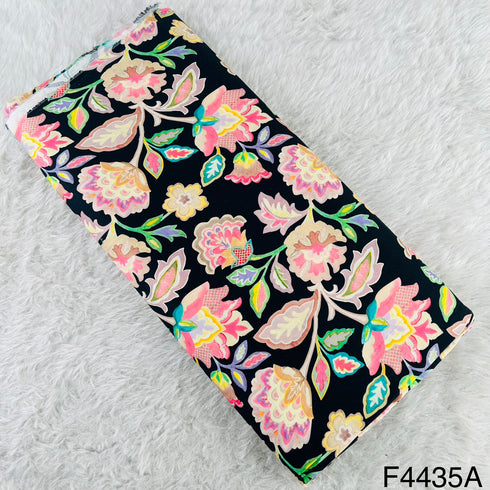 Digital Print Glaze Cotton Fabric-F4435