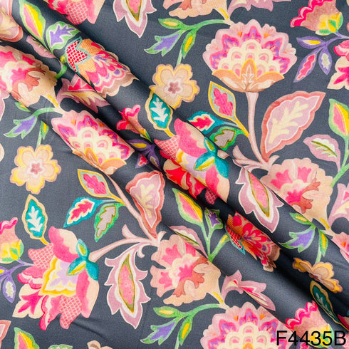 Digital Print Glaze Cotton Fabric-F4435