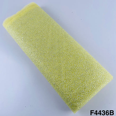 Soft Net with Pasted Glitter Fabric-F4436