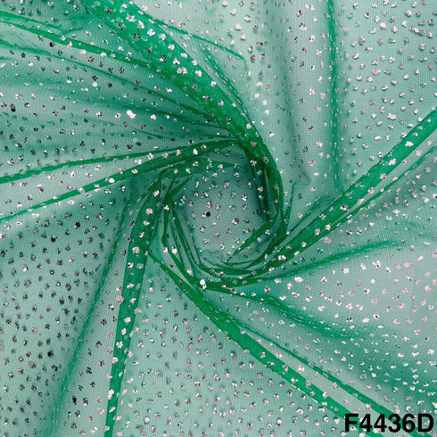 Soft Net with Pasted Glitter Fabric-F4436