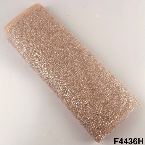Soft Net with Pasted Glitter Fabric-F4436