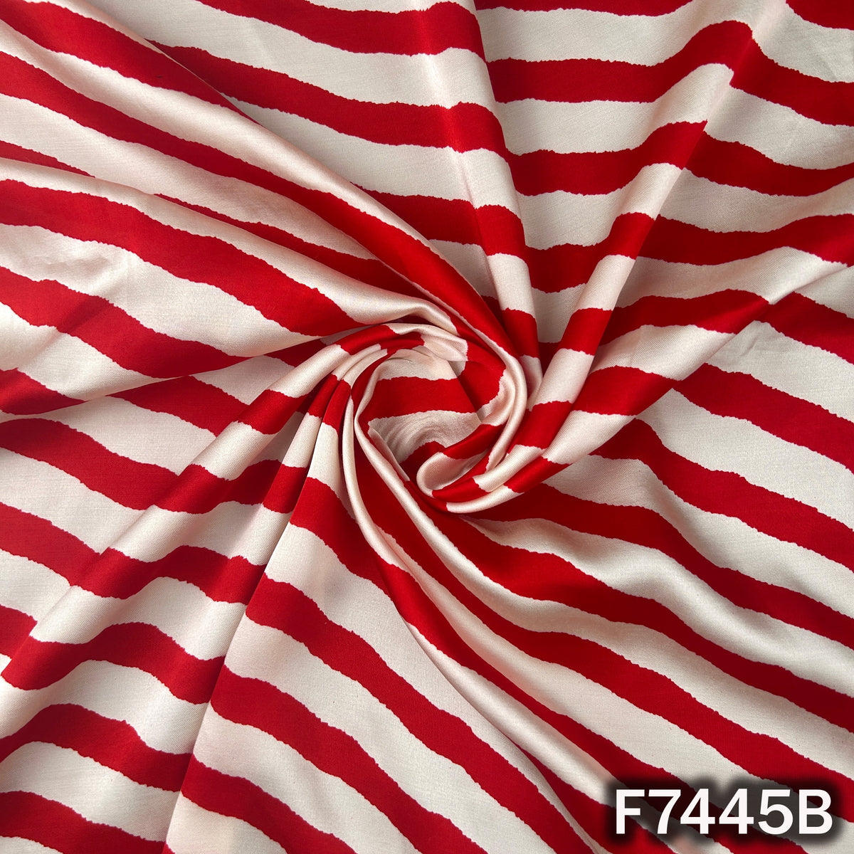 Printed Modal Satin Fabric - F7445