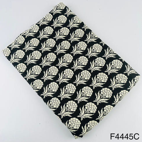 Block Print Cotton Fabric-F4445