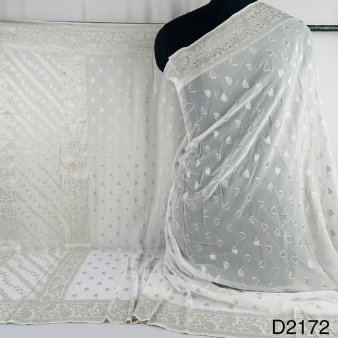 Dyeable Banarasi Georgette Dupatta-D2172