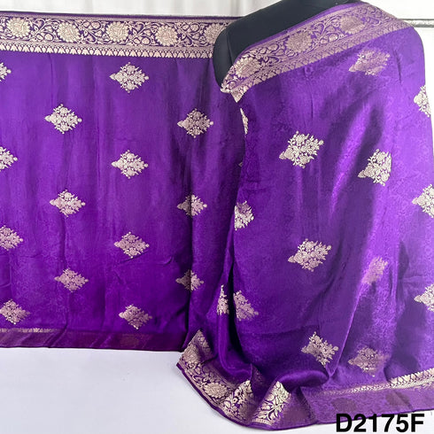 Self Jacquard Organza Satin Dupatta-D2175
