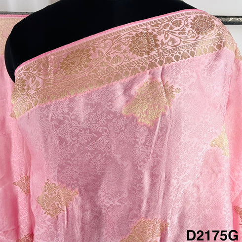 Self Jacquard Organza Satin Dupatta-D2175