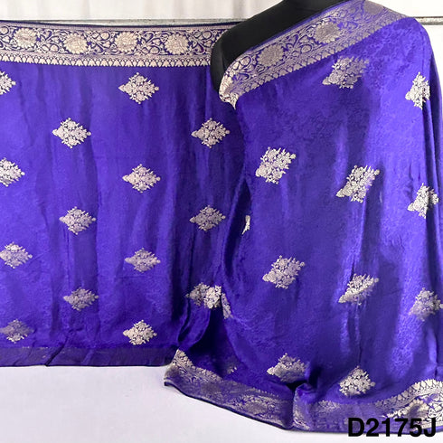Self Jacquard Organza Satin Dupatta-D2175