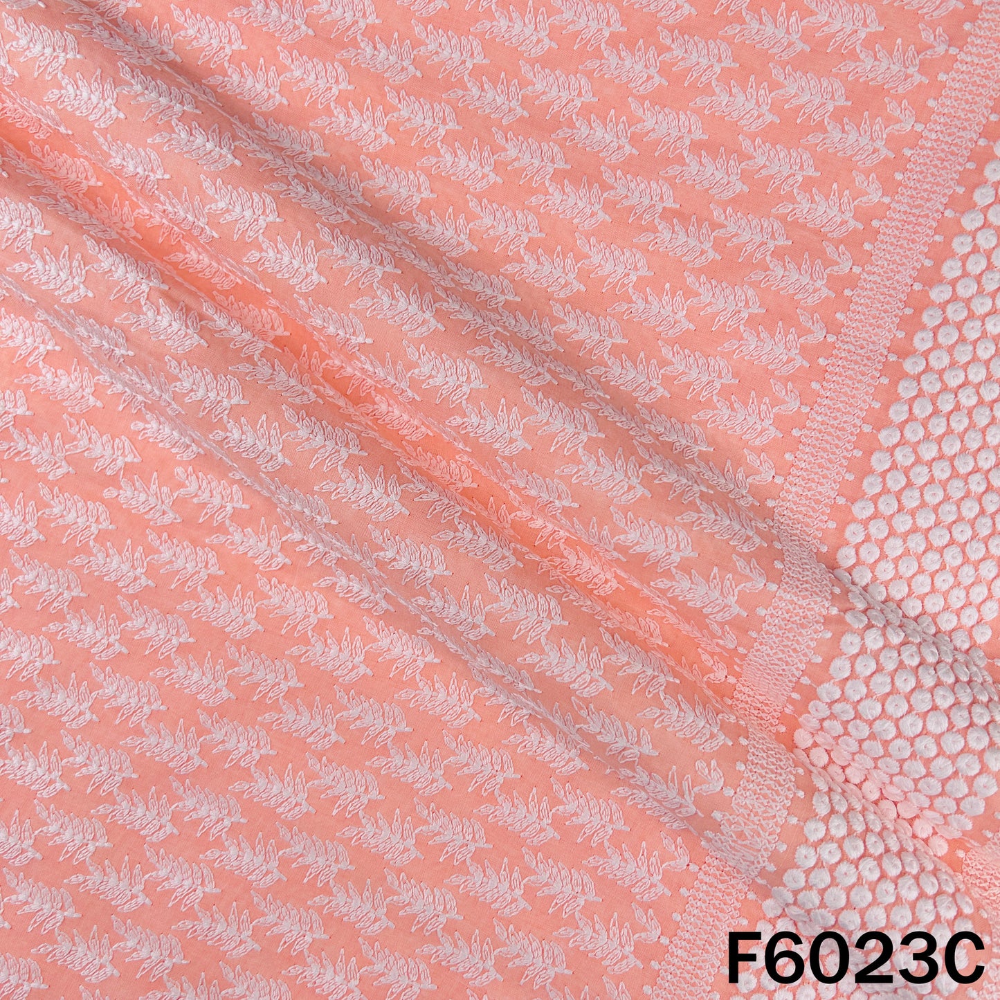 Chikankari Cotton Fabric - F6023