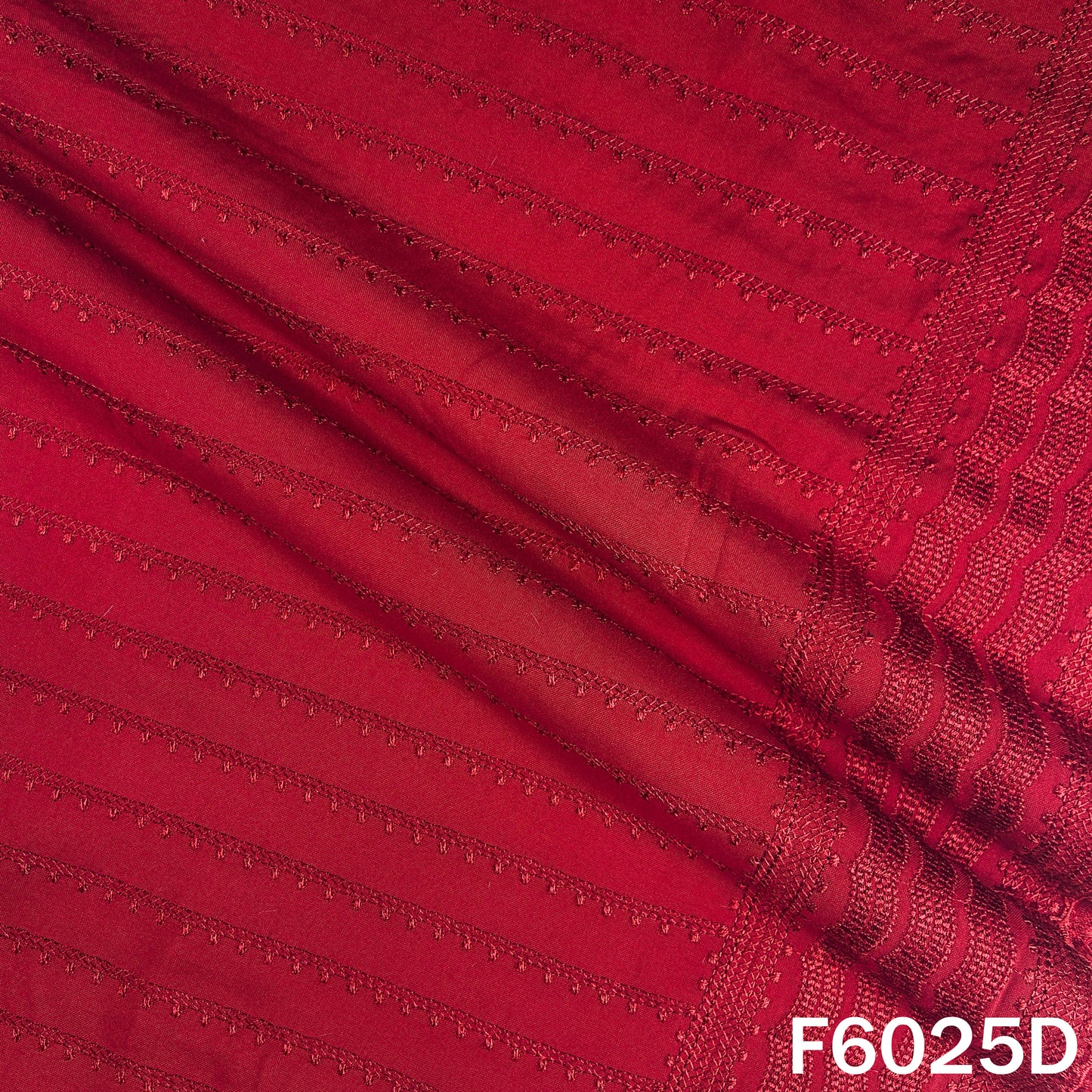 Chikankari Rayon Cotton Fabric - F6025