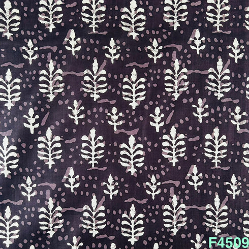 Printed Rayon Cotton Fabric-F4509