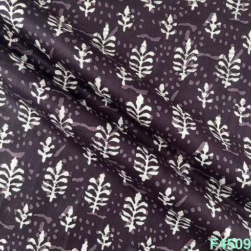 Printed Rayon Cotton Fabric-F4509