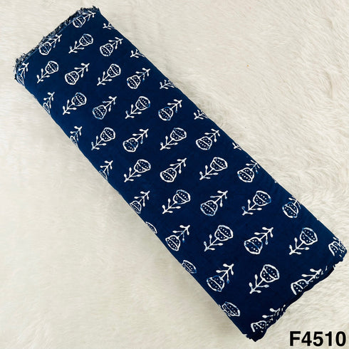 Printed Rayon Cotton Fabric- F4510