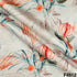Flower Print Barbari Satin Fabric- F4512