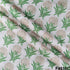 Flower Print Tussar Silk Fabric- F4516