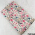 Flower Print Tussar Silk Fabric- F4518