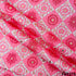 Foil Print Rayon Slub Cotton Fabric- F4527