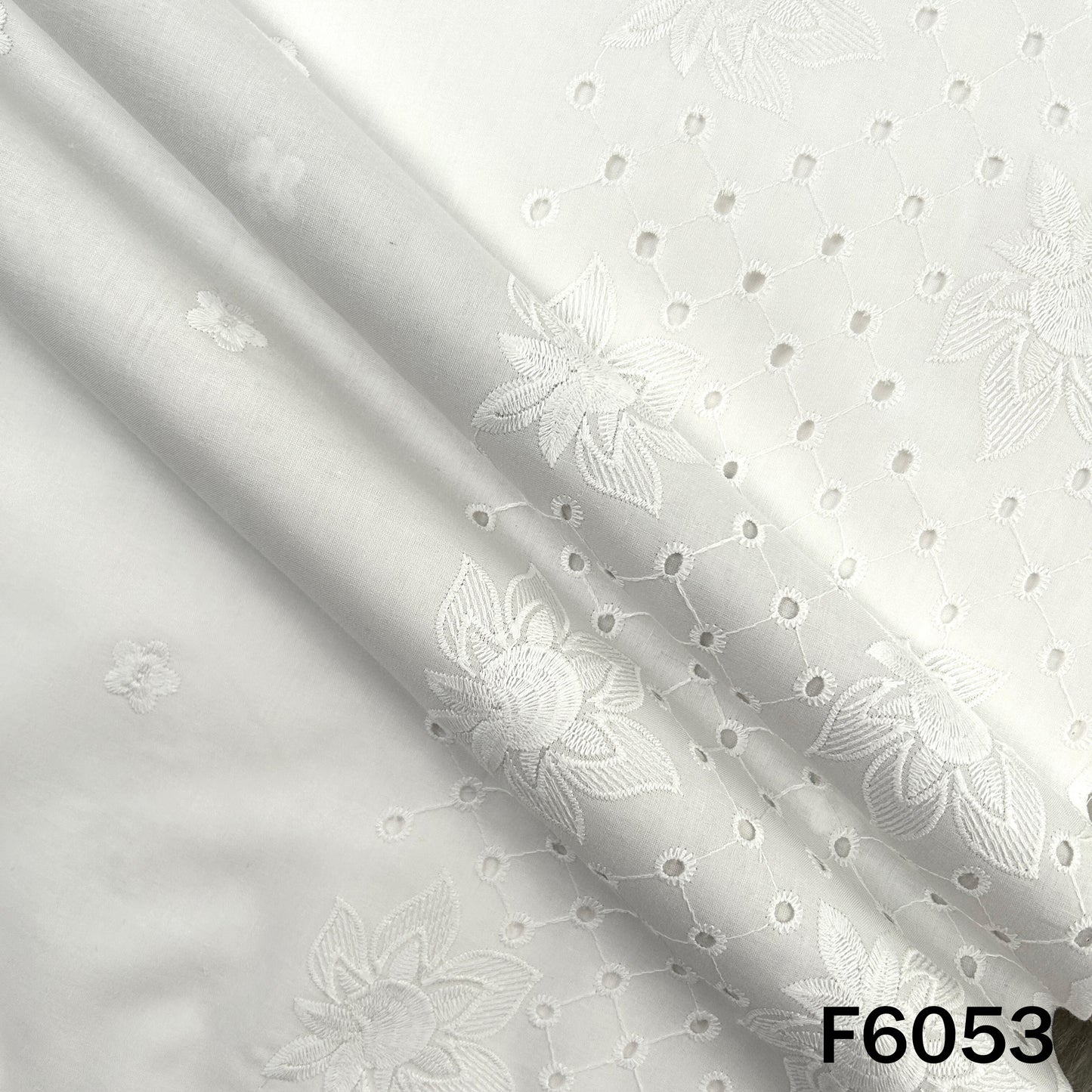 Chikankari Cotton Fabric - F6053