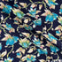 Foil Print Rayon Cotton Fabric- F4529