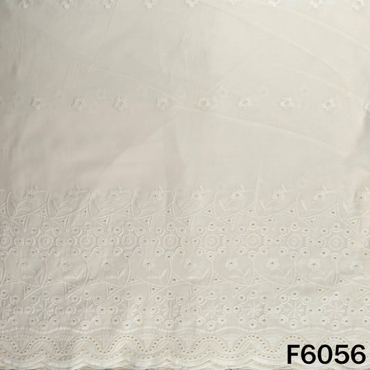 Chikankari Cotton Fabric - F6056
