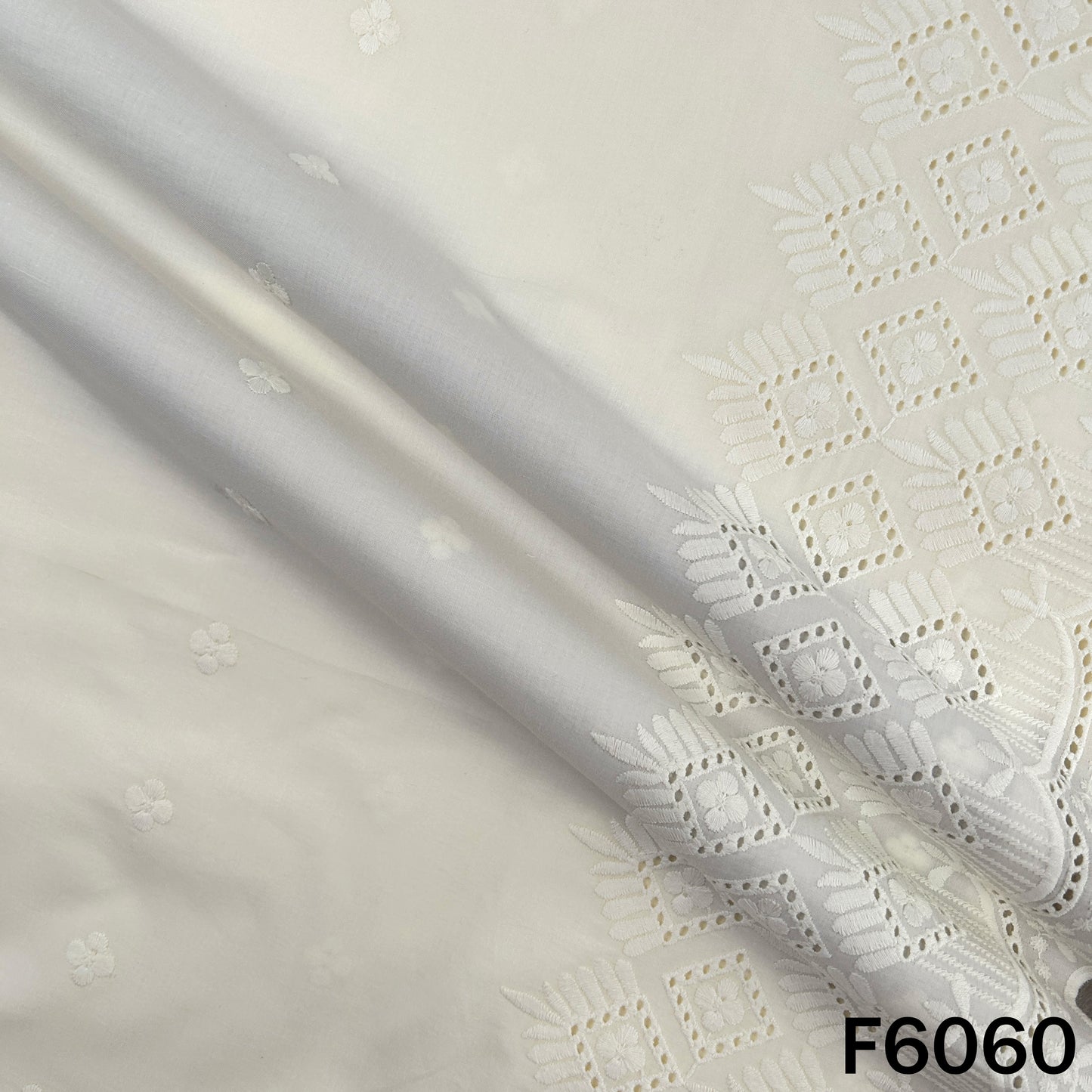 Chikankari Cotton Fabric - F6060