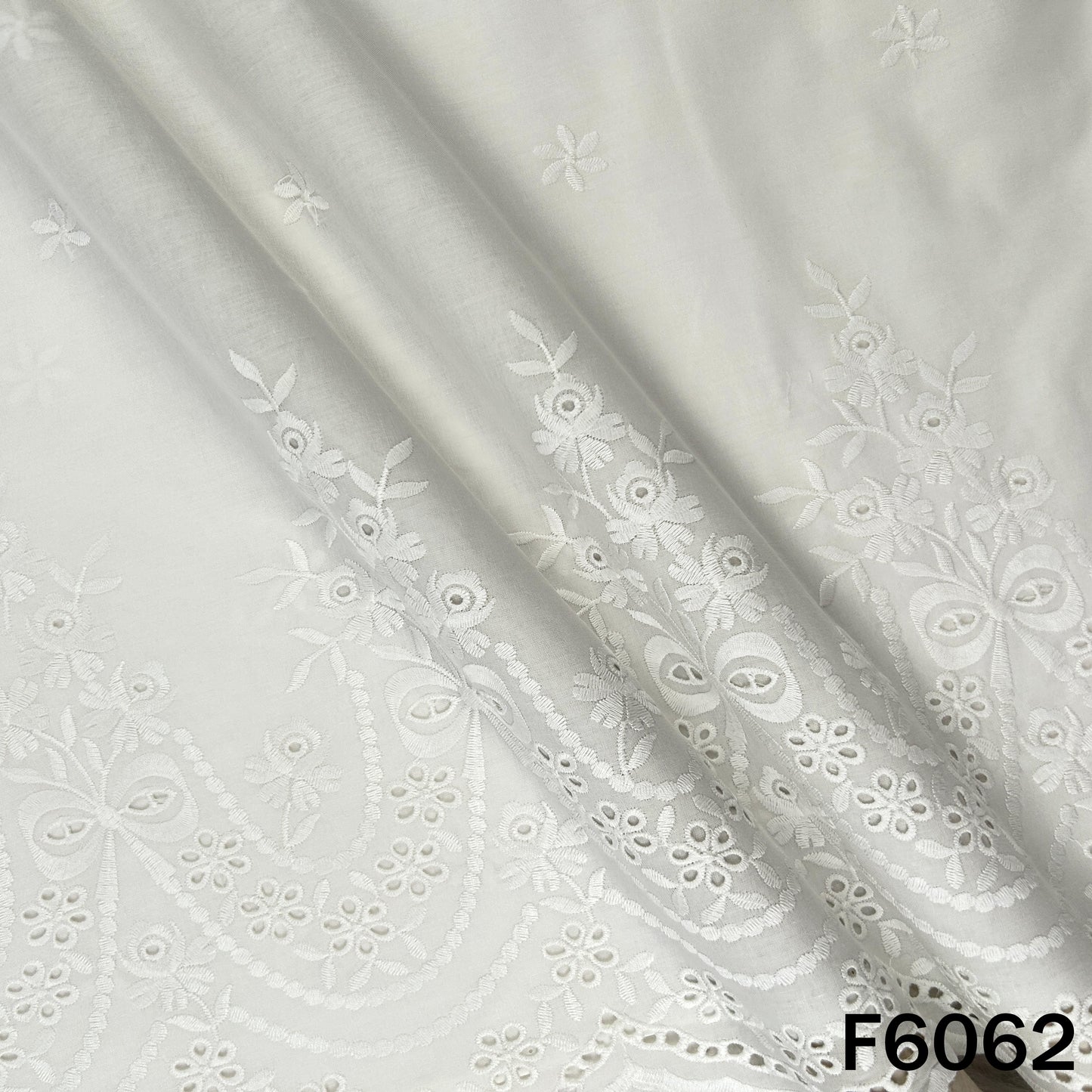 Chikankari Cotton Fabric - F6062