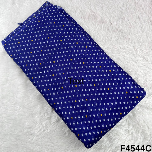 Bandhani Print Chinon Chiffon Fabric- F4544