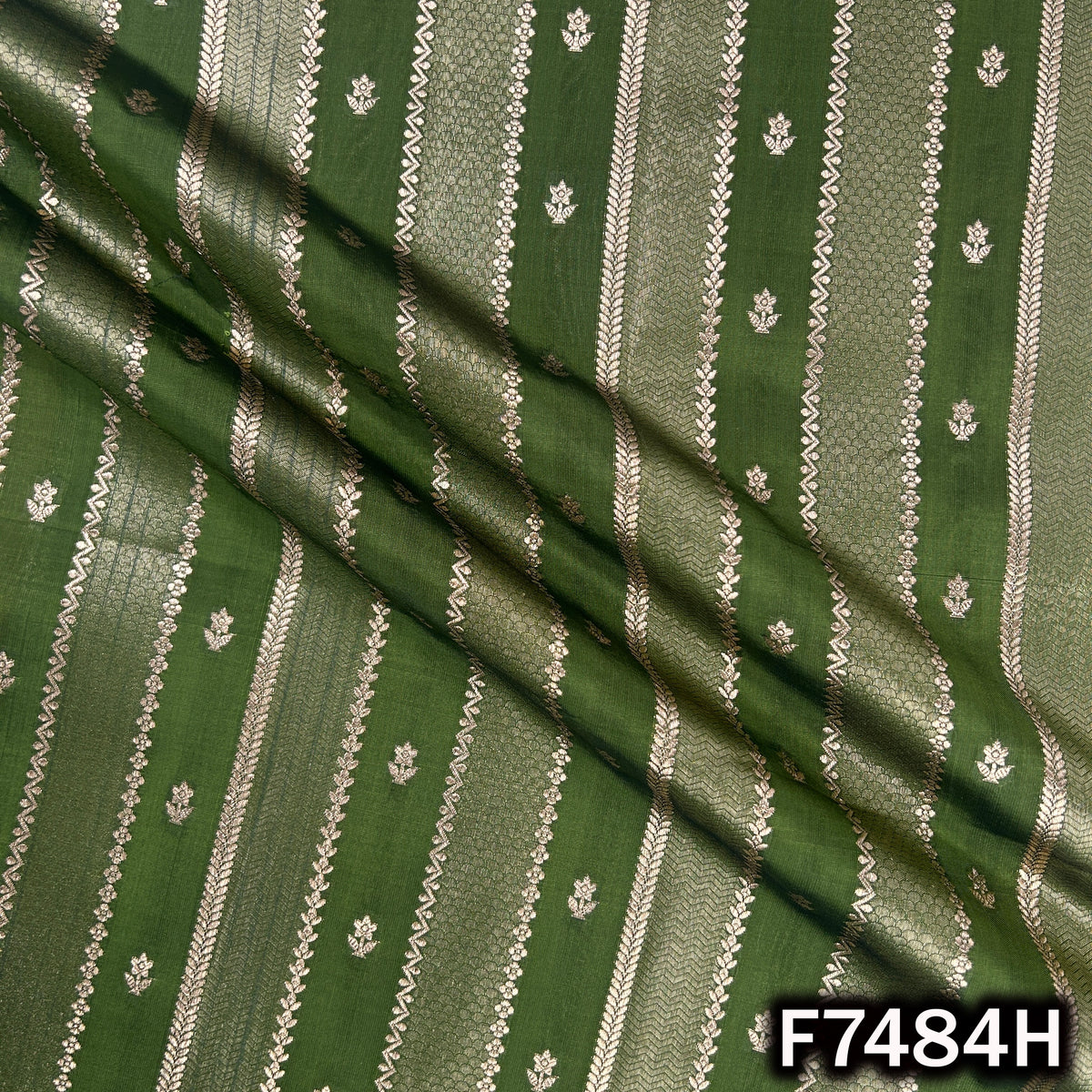 Banarasi Brocade Silk Fabric - F7484