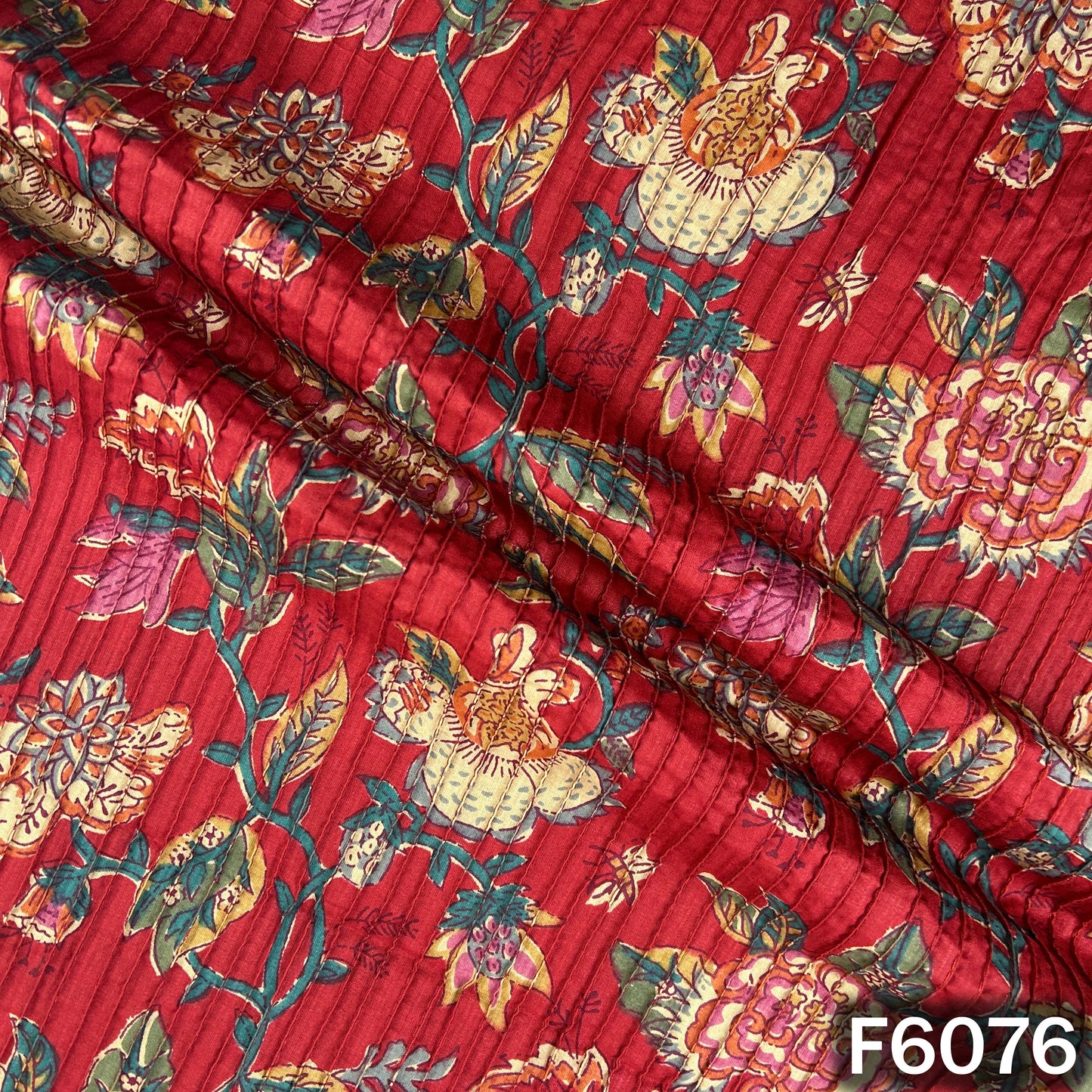 Printed Pintex Cotton Fabric - F6076