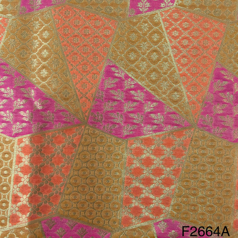 Silk Brocade Fabric-F2664